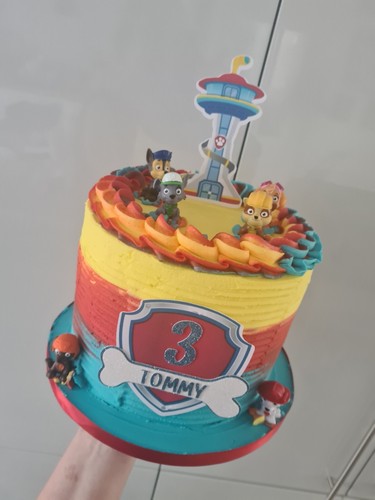Paw patrol cake topper look - paw,